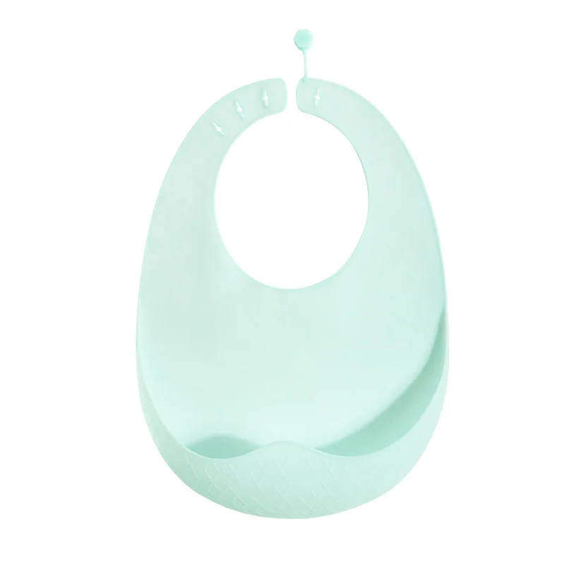 

baby meal silicone bib Fashionable Silicon Breastplate Baby Bib Waterproof Solid Infant Bandana Bibs Newborn Feeding Scarf