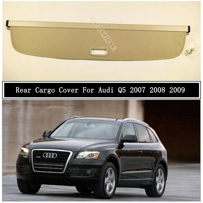 

Задняя накладка на багажник для Audi Q5, 2007, 2008, 2009, Черная