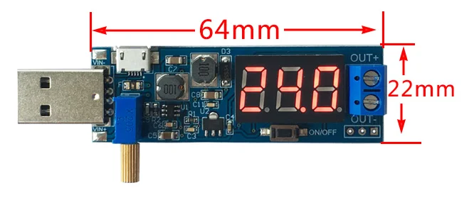 DCDC USB регулируемый buck-boost источника питания регулятор напряжения при напряжении от 5 В до 3,3 V 9 В, 12 В, 24 В постоянного тока