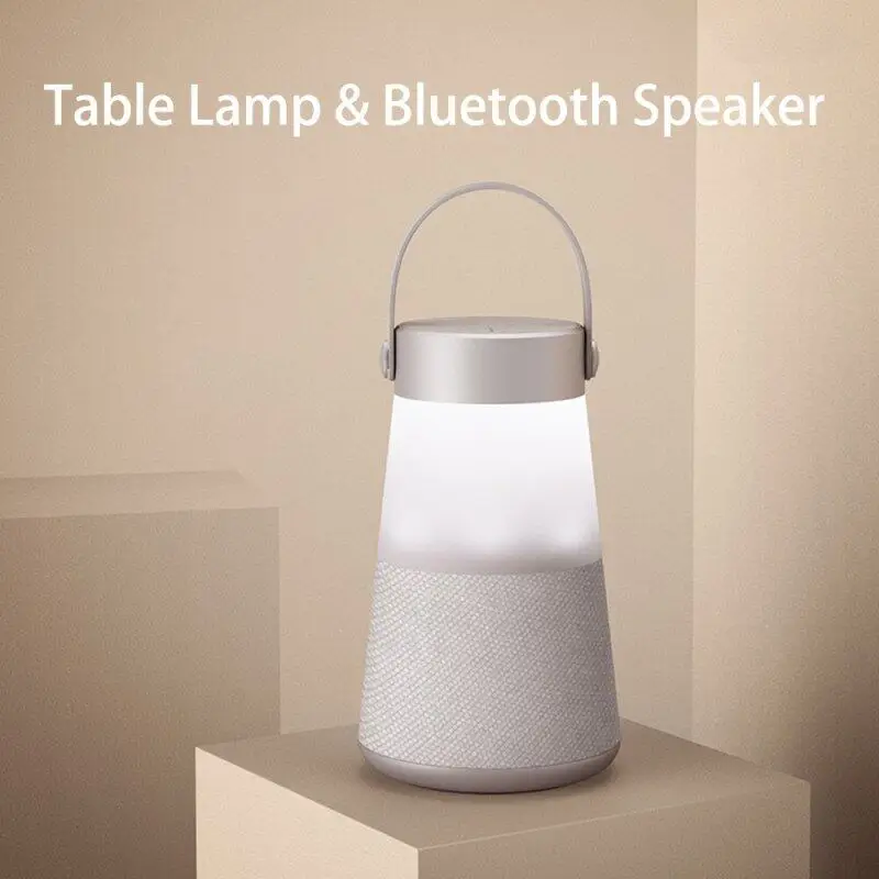 

TH LED Bluetooth Speaker Portable Outdoor Loudspeaker Wireless Stereo Surround Support TF Card Music Night Light For Computer