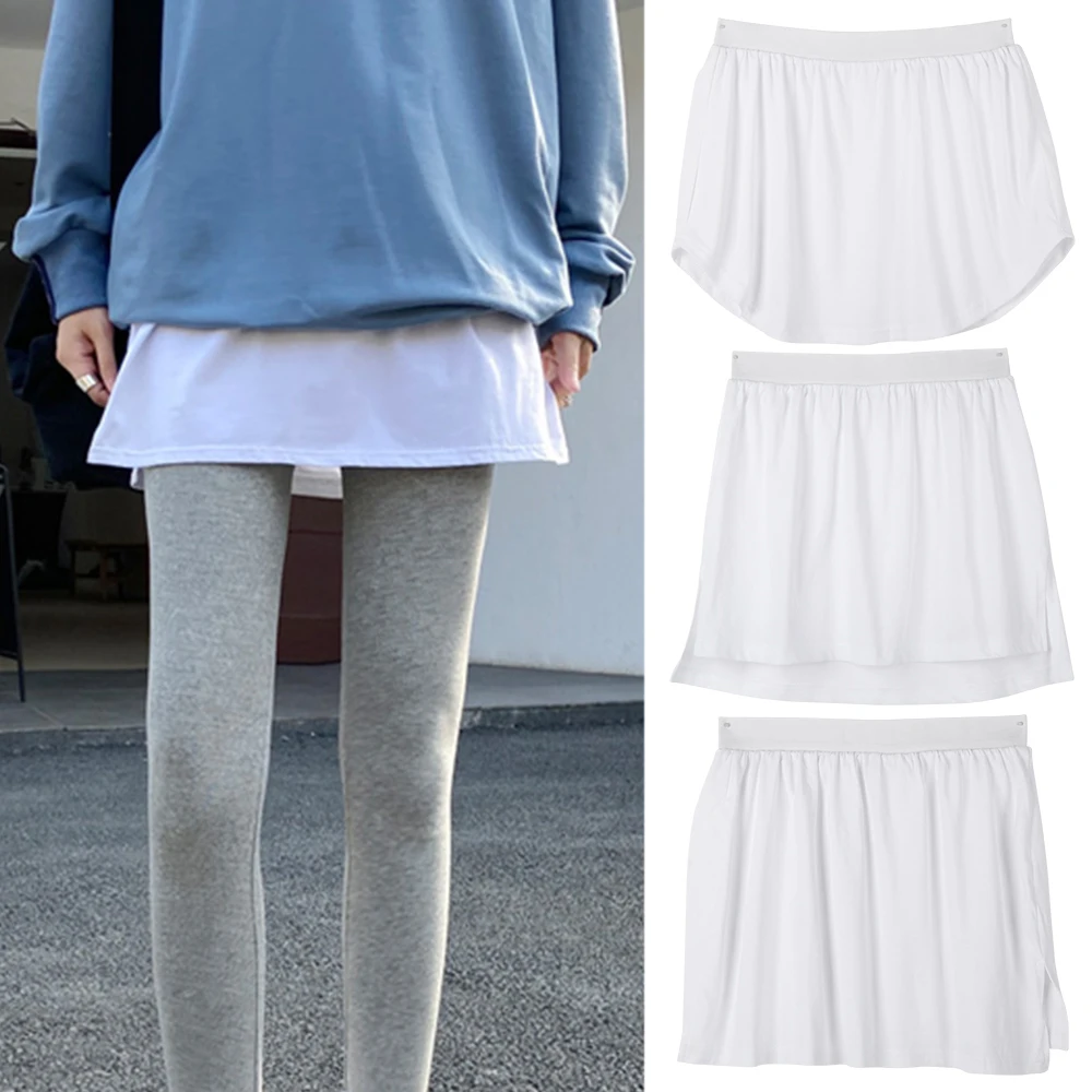 1 шт. Регулируемый наслоения поддельные Топ нижняя развертки половина-Длина