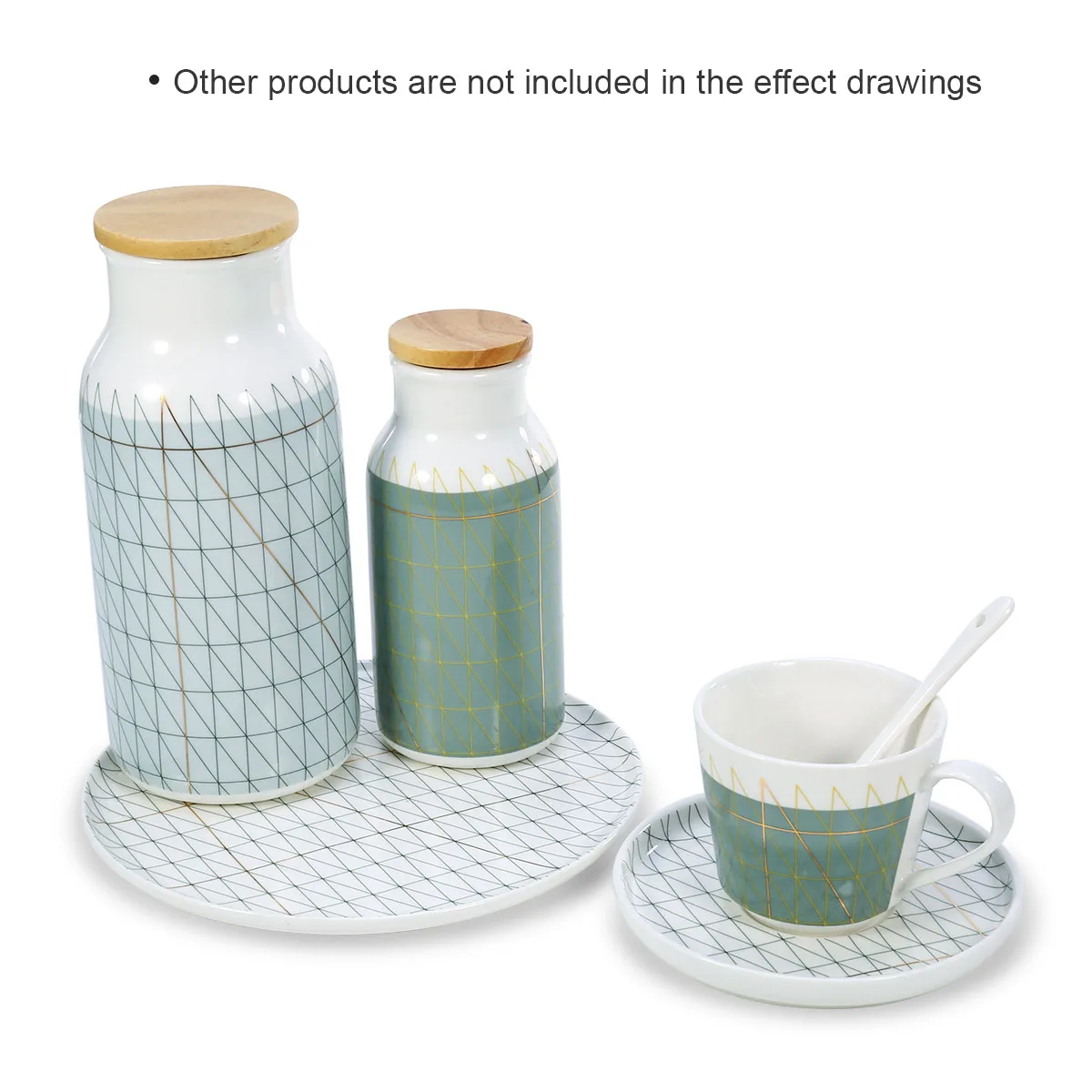 Керамическая тарелка для детской кофейной чашки обеденная фарфоровые блюда