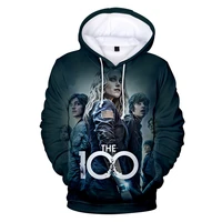 2021 the 100 3d hoodies winter streetwear the 100 sweatshirt science fiction american drama the hundred menwomen clothes
