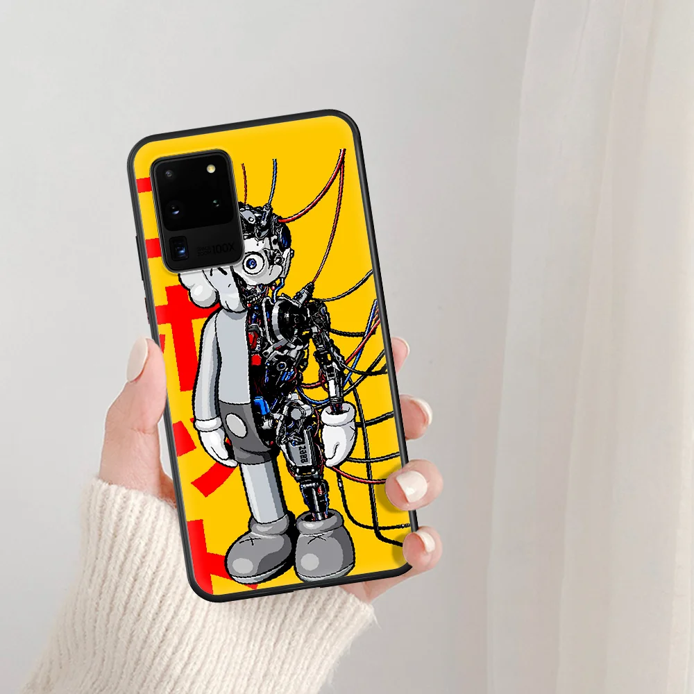 

Luxury Cartoon doll Kaw Boys Phone Case For Samsung Galaxy Note S 8 9 10 20 Plus E Lite Uitra black Coque Soft Waterproof Tpu