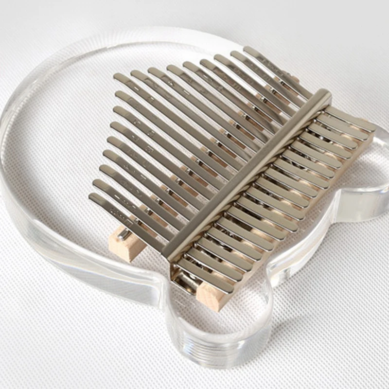 17 ключей милый калимба акриловый кристалл кончики пальцев большой палец пианино