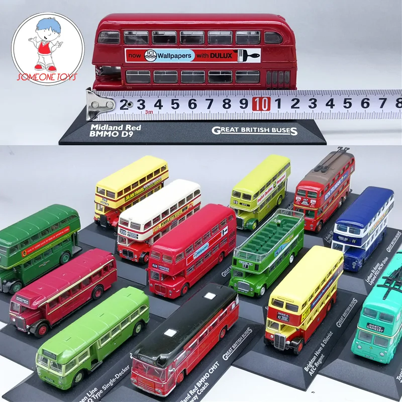 

Модель британского двухслойного автобуса Atlas 1:76, модель машины, модель путешествия, автобус, коллекционные украшения, подарок для детей на день рождения, игрушки