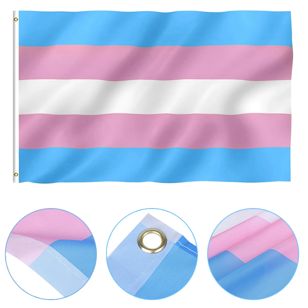 

90*150CM/3*5ft LGBT Flag Rainbow Flag Lesbian Gay Bisexuals Transgender Flag House Garden Club Banner Polyester Flag