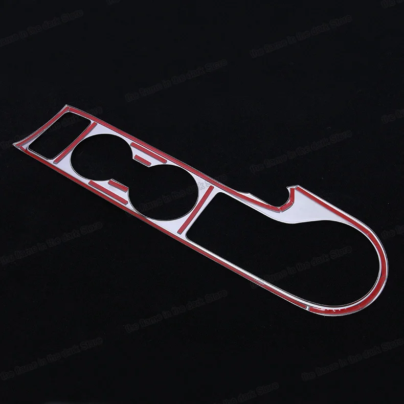 

Lsrtw2017 Stainless Steel Car Cup Slot Frame Trims for Kia K2 Rio 2017 2018 2019 2020 Interior Mouldings Accessories