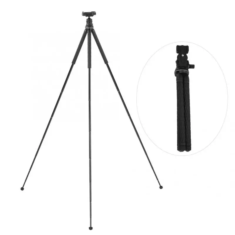 

EastVita Tripod Stand Silicone and Metal Material 7-step Adjustable Stretch Tripod