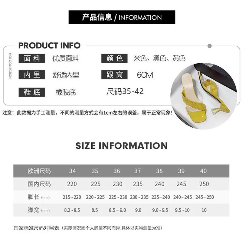 

Plus size slippers women wear super hot summer shoes women 2021 new high heels wild fine heel ins tide sandals woman pumps