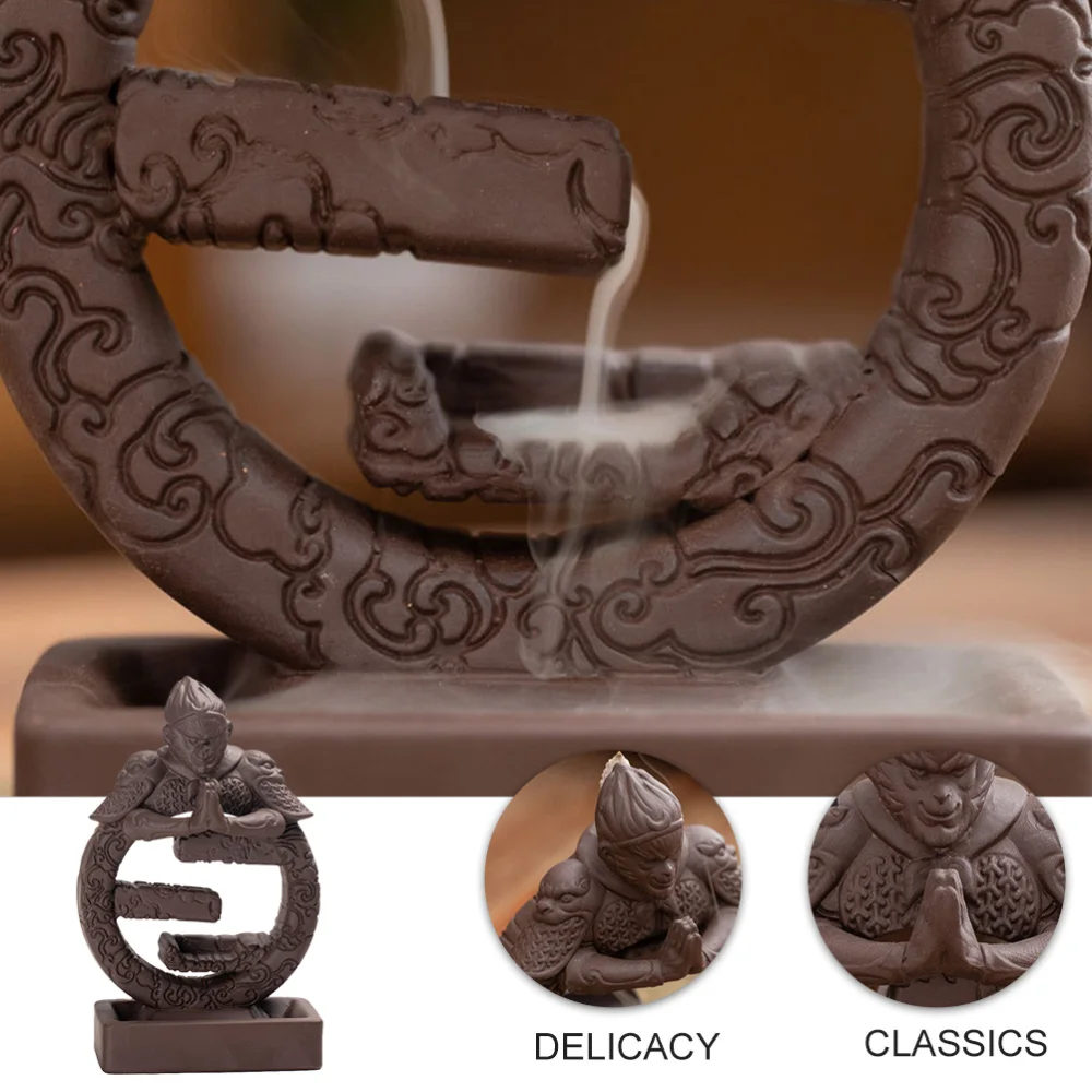 

Backflow Incense Burner Creative Censer Ornament Unique Office Censer Holder