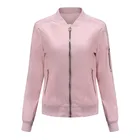 Модные женские куртки Quanss, новинка 2021 года, весенне-осенняя одежда, повседневная бейсбольная куртка, Женская однотонная Базовая куртка, верхняя одежда