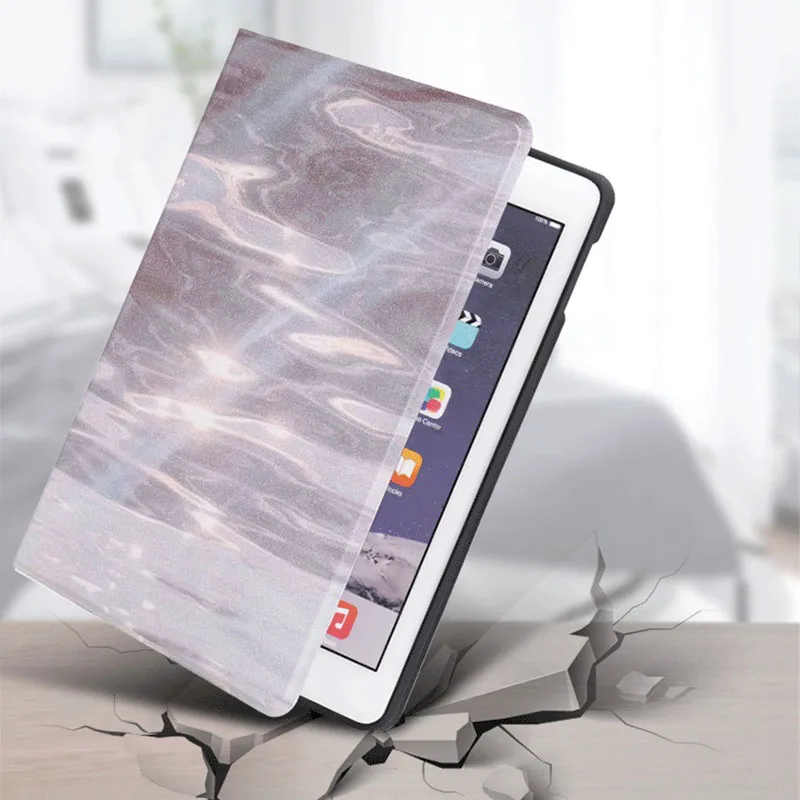 Чехол для планшета IPAD Air 1 2 чехол с мраморным рисунком 9 7 дюйма 2017 2018 смарт