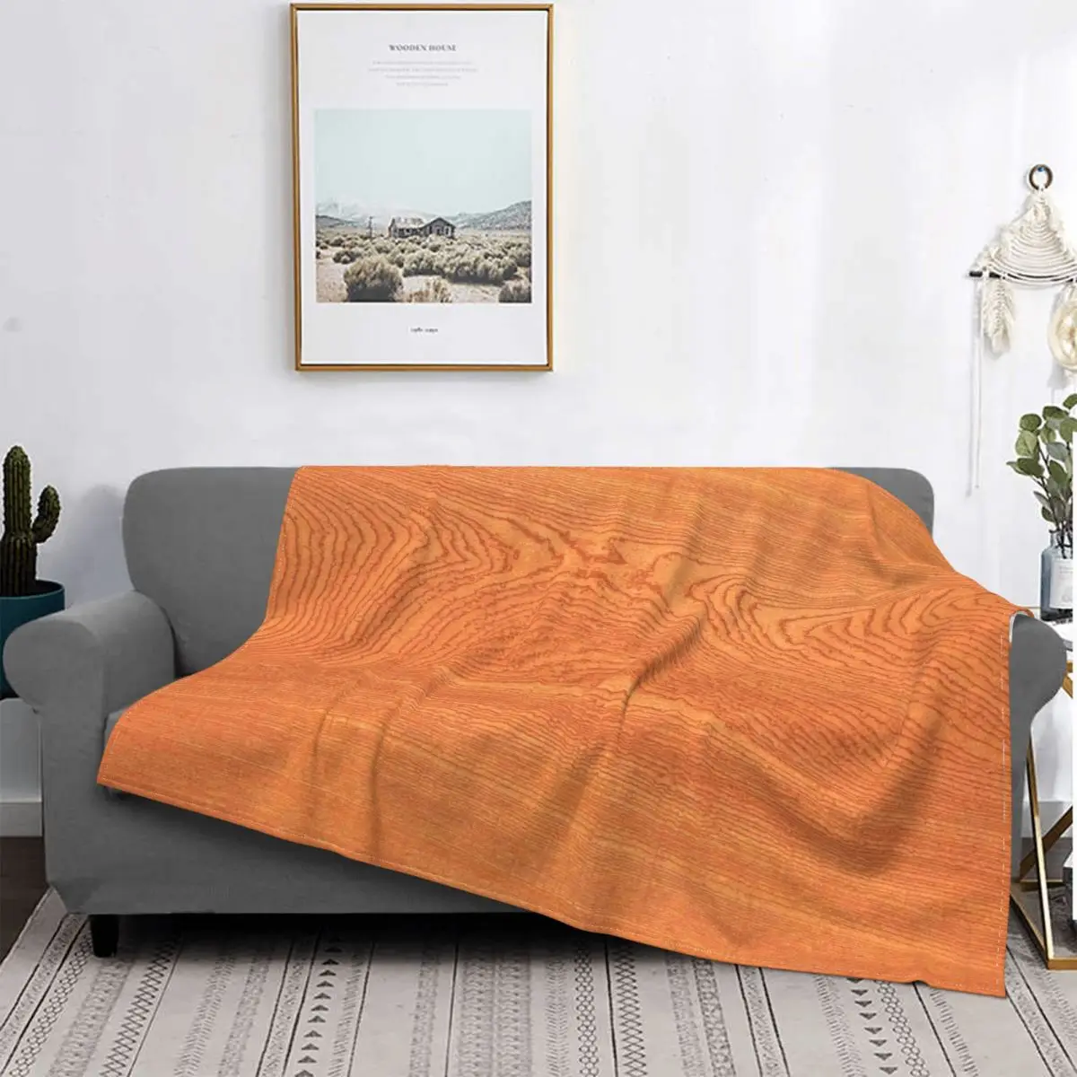 

Manta de textura con estampado de rayas de rejilla, ropa de cama de lana de Coral súper suave y transpirable, artículos esencial