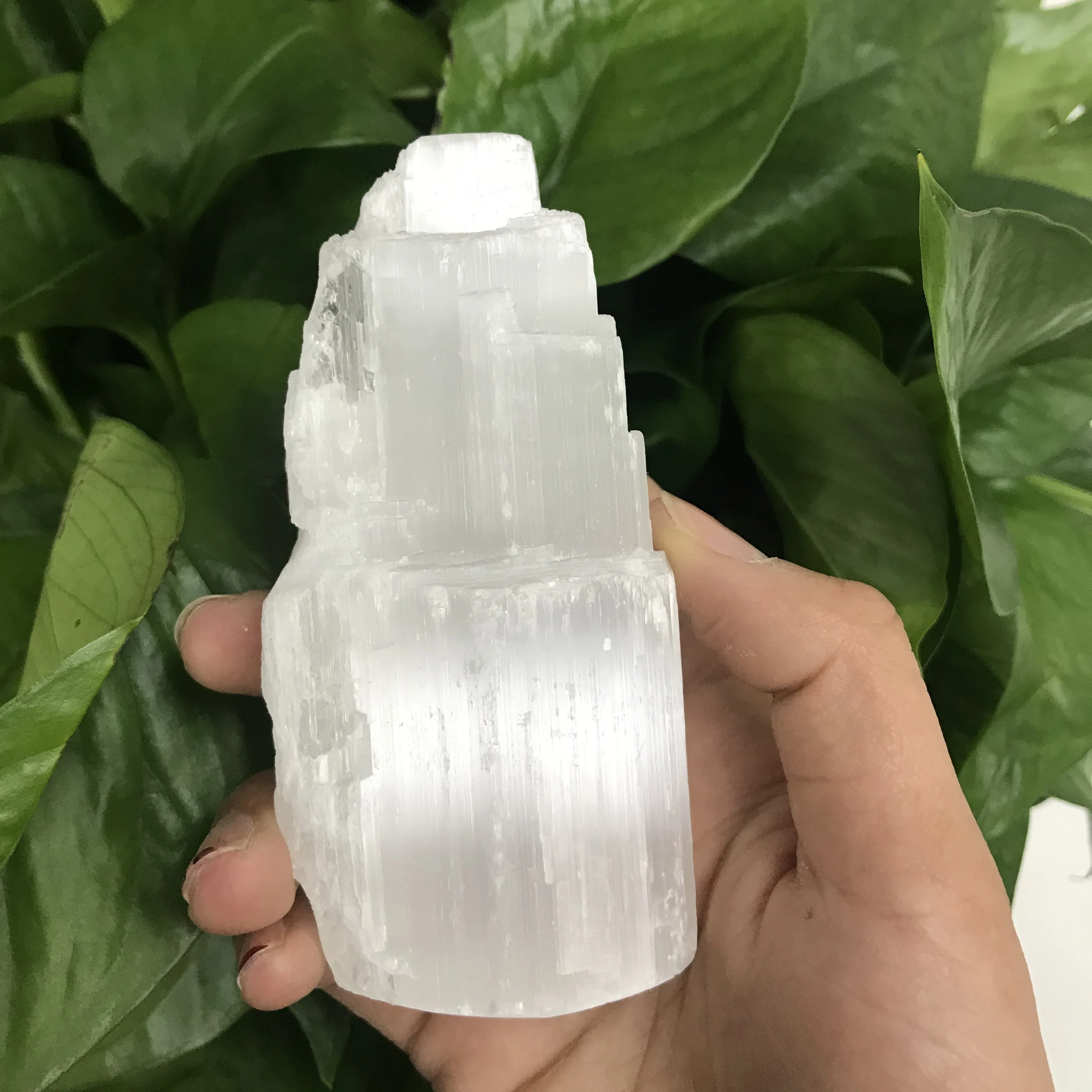 10 см натуральный кварцевый кристалл селенит лампа рейки Восстанавливающий