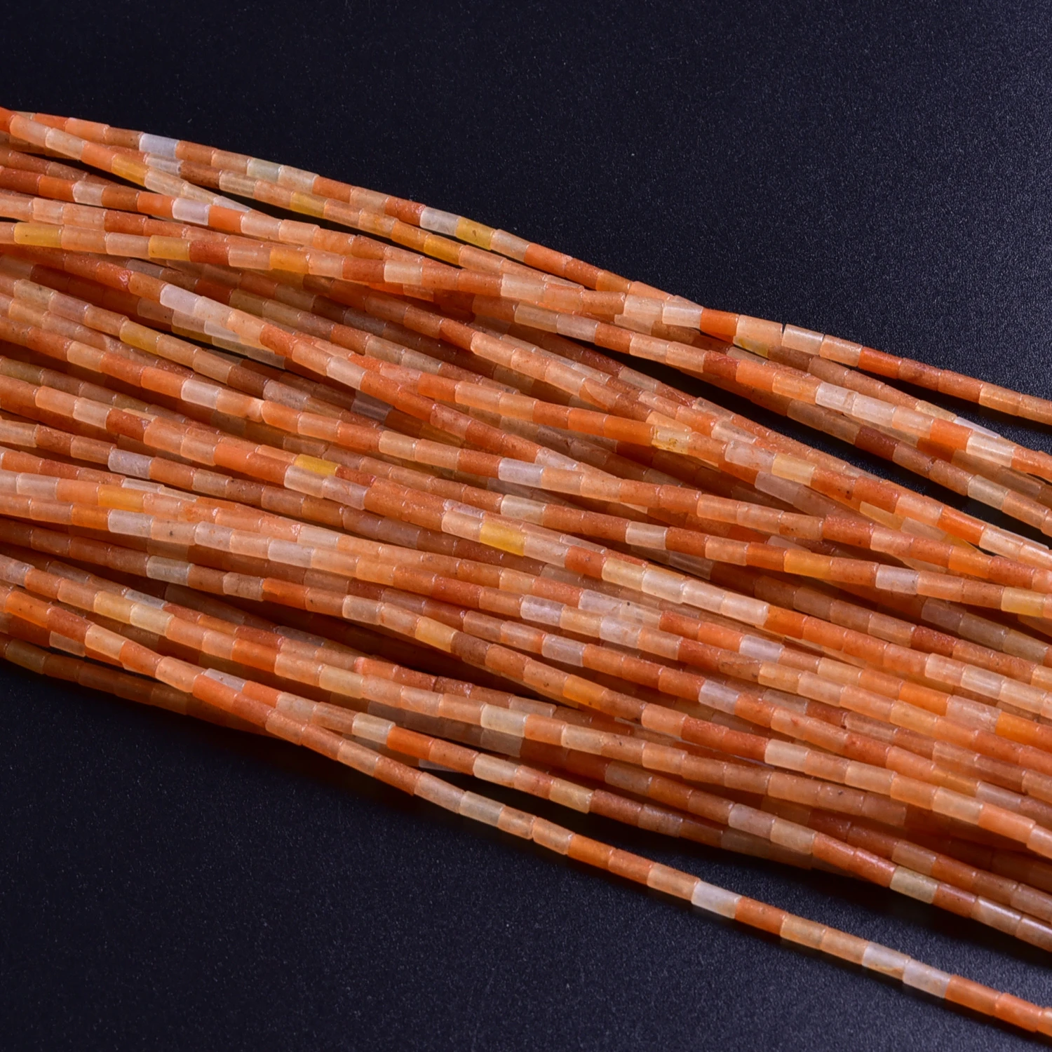 Asingeloo Cylindrical Tube Natural Stone Tiger Eye Lapis Lazuli Labradorite Gemstone 2x4mm Jasper Beads for DIY Jewelry Bracelet | Украшения