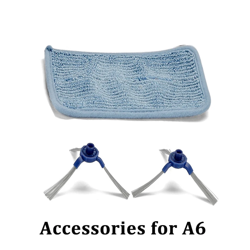

Accessories for A6 vacuum cleaner robot Dishcloth, side brush