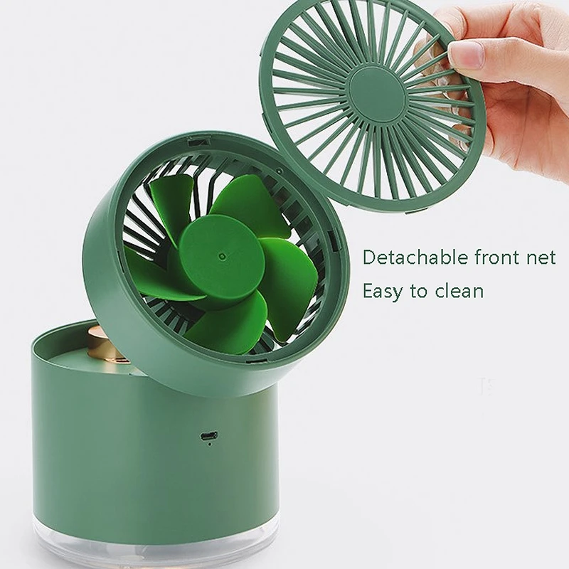 Настольный вентилятор-распылитель с USB складной мини-кулер | Бытовая техника