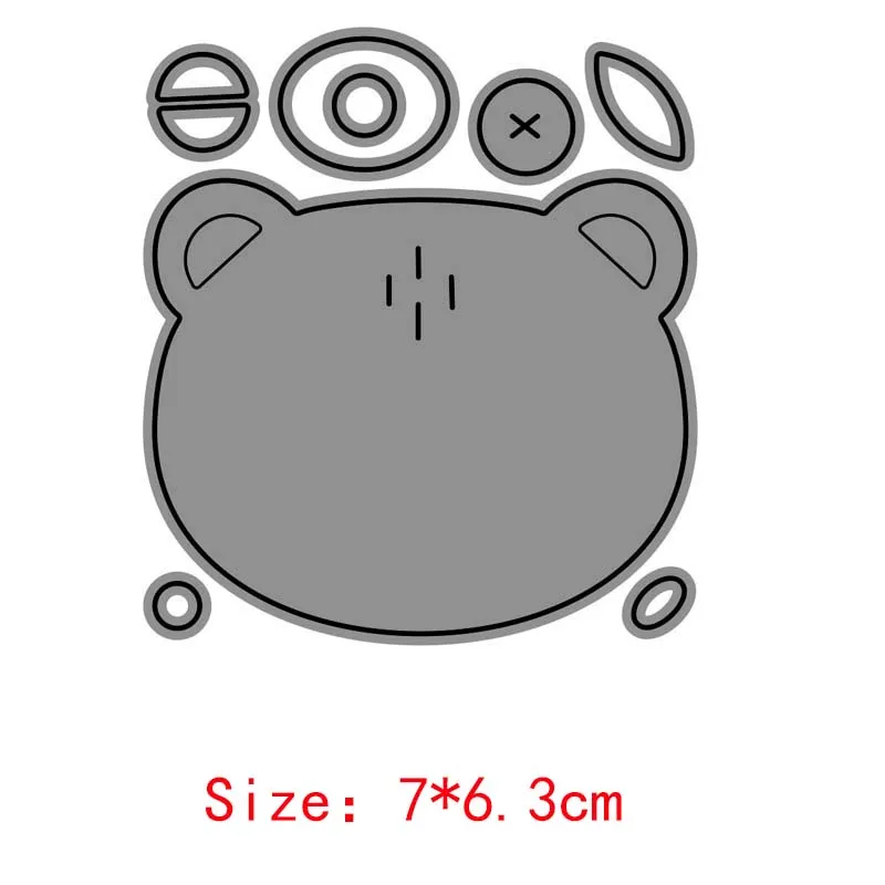 Bear Rabbit Fox Metal Cutting Frame Templates for DIY Scrapbooking Embossing Paper Die Cut Wedding Cards Photo Album Craft Dies | Дом и сад