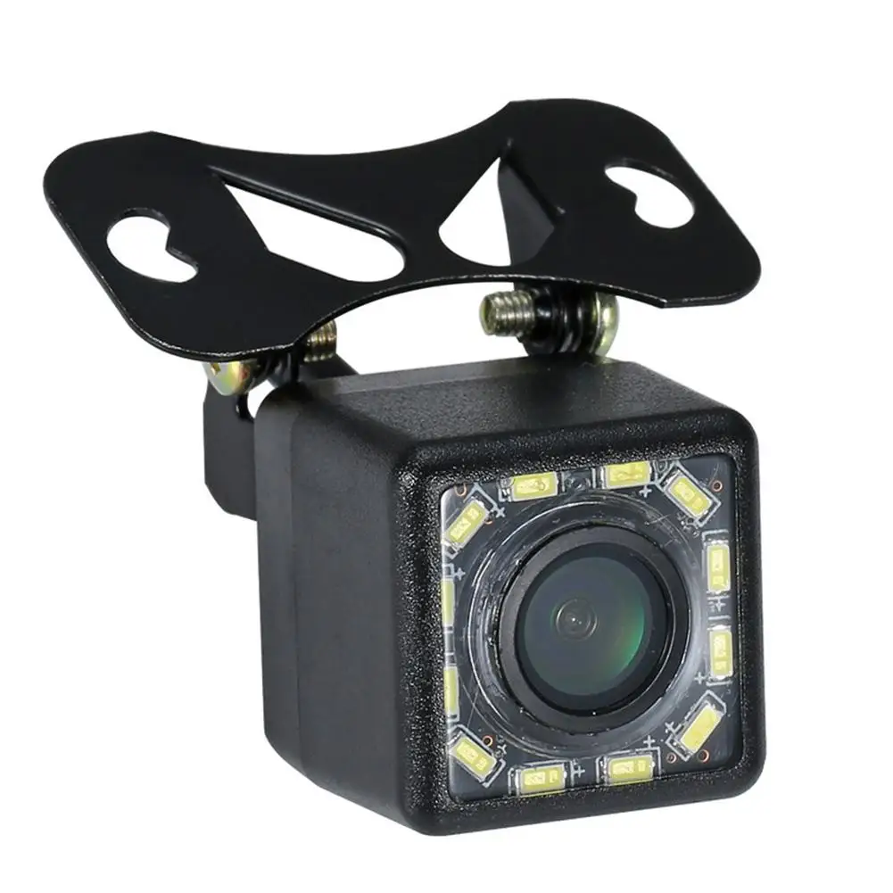 

12-24V 170 Degree Angle Car Square Head 12-light Rear View Camera Parking Backup Reversing HD Night Vision Camera