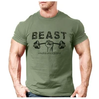 2021 summer fashion funny beast design t shirt mens high quality custom printed tops hipster tees