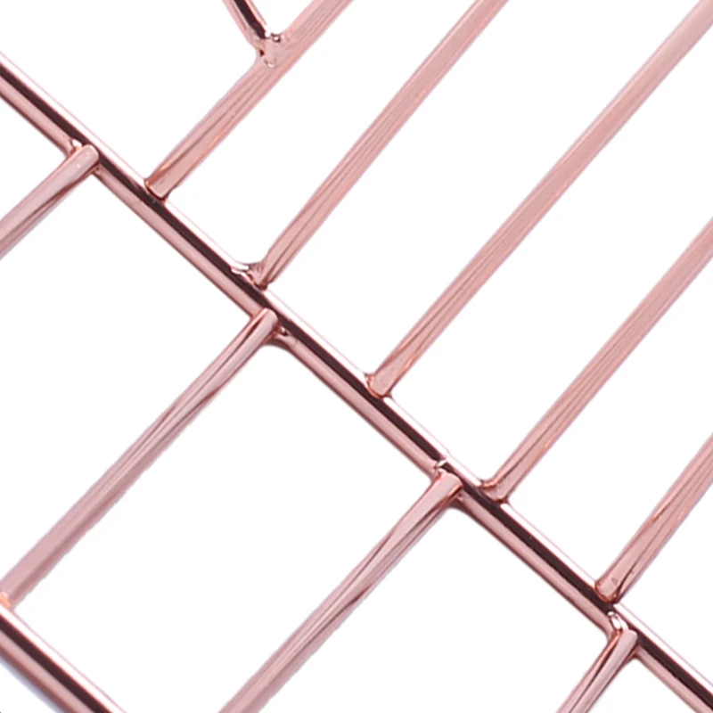 

2PCS/Pair Creative Cactus Shaped Metal Bookends Book Support Stand Desk Organizer Storage Holder Shelf-Rose Gold