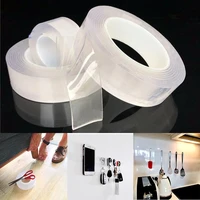 135m nano tape double sided tape transparent no trace reusable waterproof adhesive tapes glue cleanable home tapes wholesale