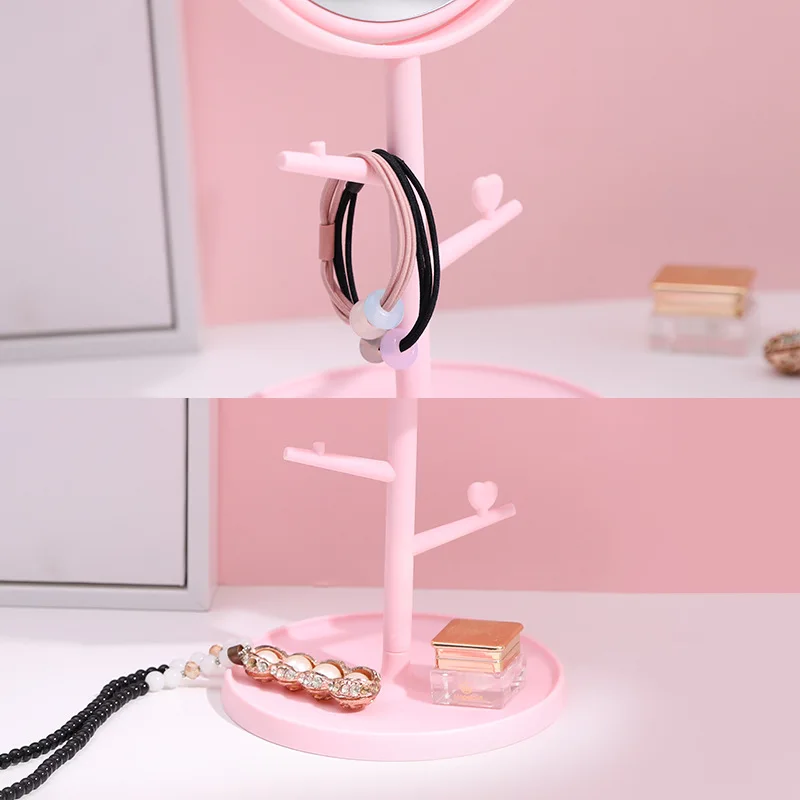 Настольное одностороннее зеркало для макияжа с мультяшными милыми кошачьими