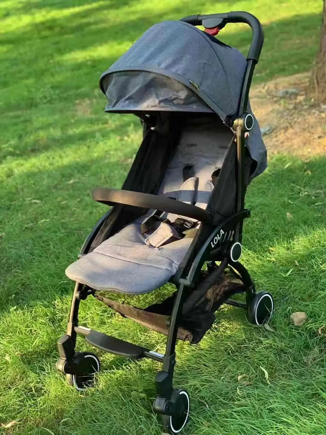Простая складная детская коляска удобная легкая прогулочная 2019|Четырехколесная