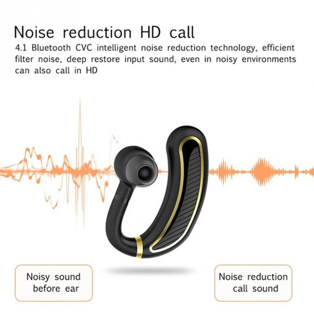 K21 Hande freies Drahtlose Bluetooth наушники бизнес гарнитура стерео Ohrhorer mit Mikrofon Kopfhorer осень для