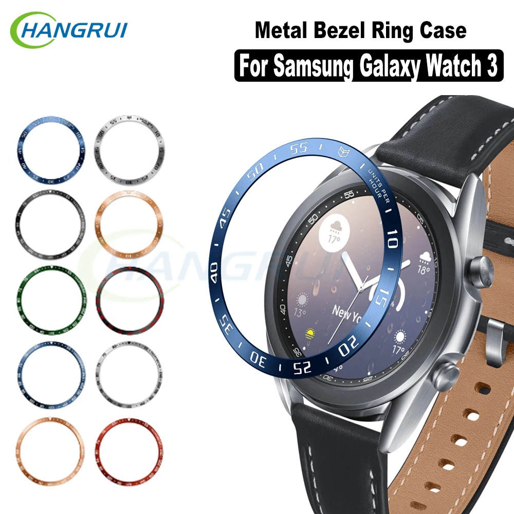 Металлическое кольцо БЕЗЕЛЬ для часов Samsung Galaxy Watch 3 45 мм 41 42 46 Тахометр защитная