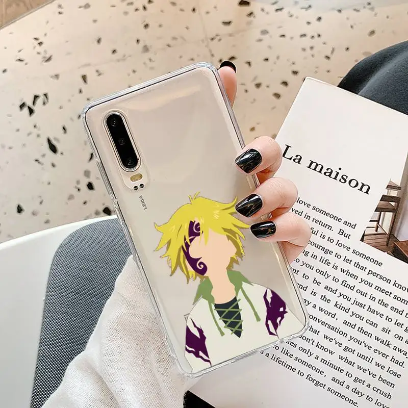 

anime seven deadly sins Phone Cases Transparent for Samsung A71 S9 10 20 HUAWEI p30 40 honor 10i 8x xiaomi note 8 Pro 10t 11