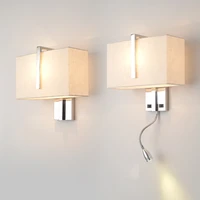 zerouno modern indoor led wall lamp bedside bedroom applique sconce dual switch interior headboard home hotel wall light