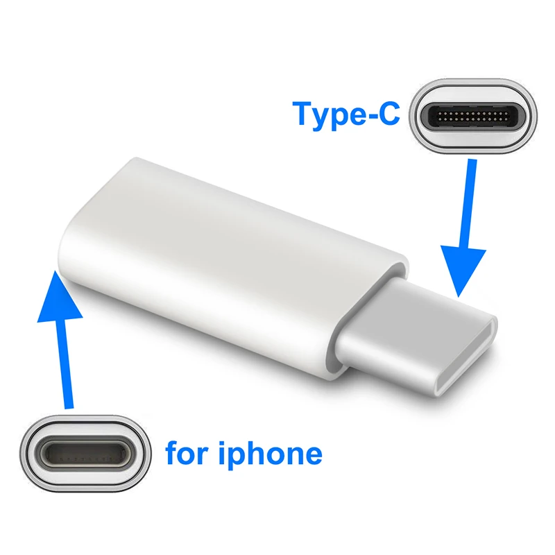 8-контактный мини-адаптер с подсветкой на USB Тип C для IPhone 11 12 13 Pro Max Samsung S20 S21 Ios Type Otg