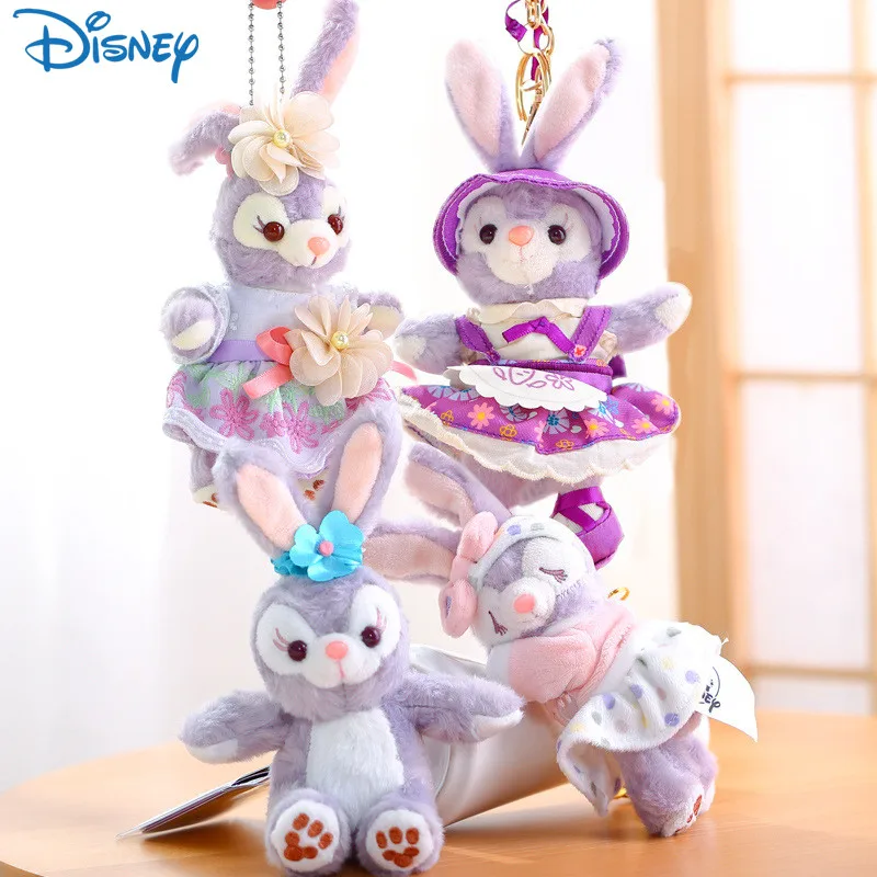 

Disney StellaLou Pendants Duffy and His Friends ShelleyMay Tony Schoolbag Plush Doll Cute Couple Duffy Bear Rabbit Keychain Gift