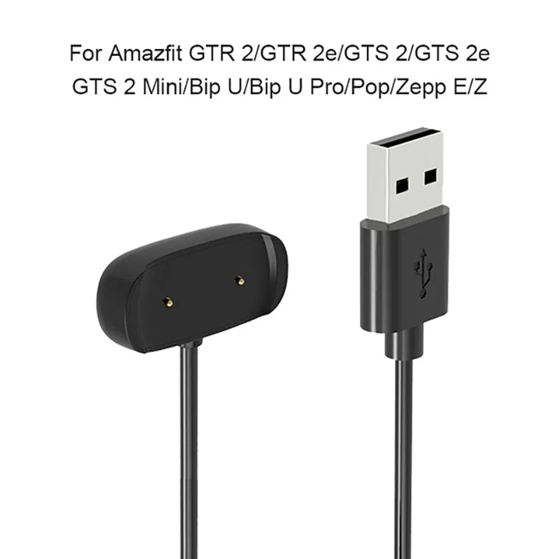 Smart Watch Dock Charger Adapter USB Charging Cable Cord For Amazfit GTR 2(GTR2)/GTS 2(GTS2)/Bip U/GTR 2e/GTR3 GTR3 Pro GTS 3