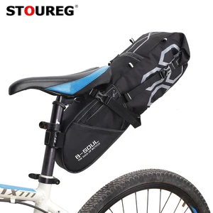 Водонепроницаемая велосипедная сумка на седло 12 л, велосипедные аксессуары, велосипедная сумка с длинным хвостом, сумка на седло для горного велосипеда