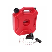 5l fuel tanks red durable anti static plastic petrol cans car jerry can gasoline oil container fuel canister with bracket kit