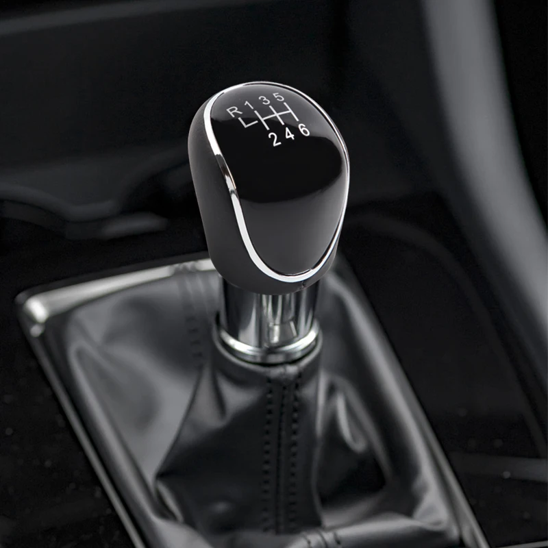 Кожаный Рычаг переключения передач 6 скоростей рычаг для Ford Mondeo Mk4 S-Max C-Max Focus Mk2