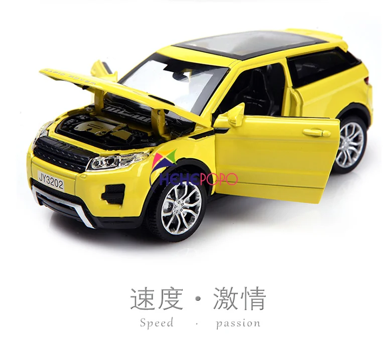 

1:32 Toy Car Range Rover Car Model Metal Alloy Diecasts & Toy Vehicles Model Pull Back Electric Car Toys for Children
