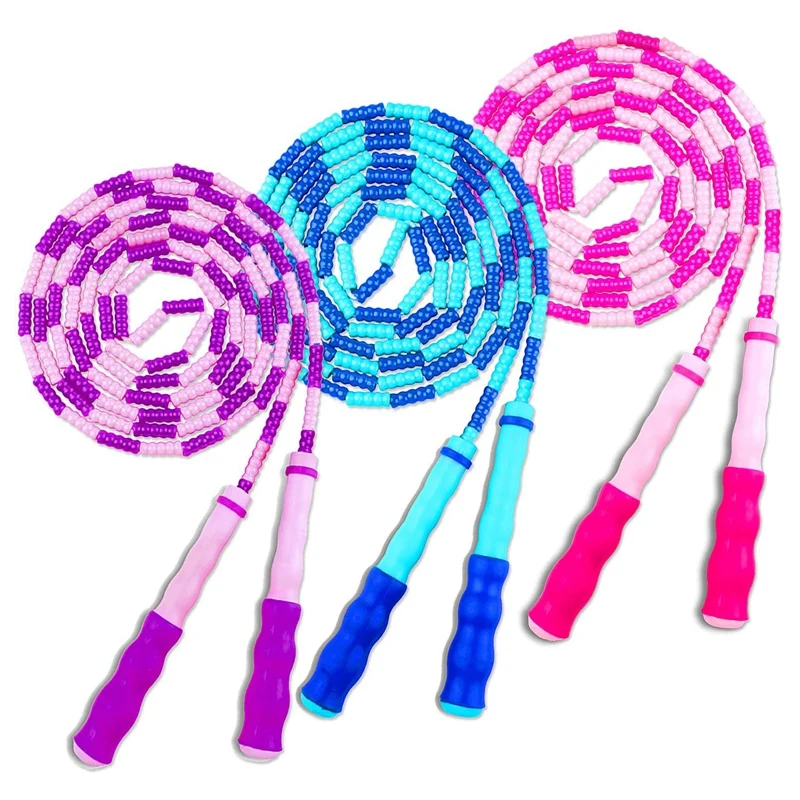 

Скакалка детская с регулируемым сегментом без спутывания, Скакалка для тренировок, кардио, Скакалка для школы и прыжков