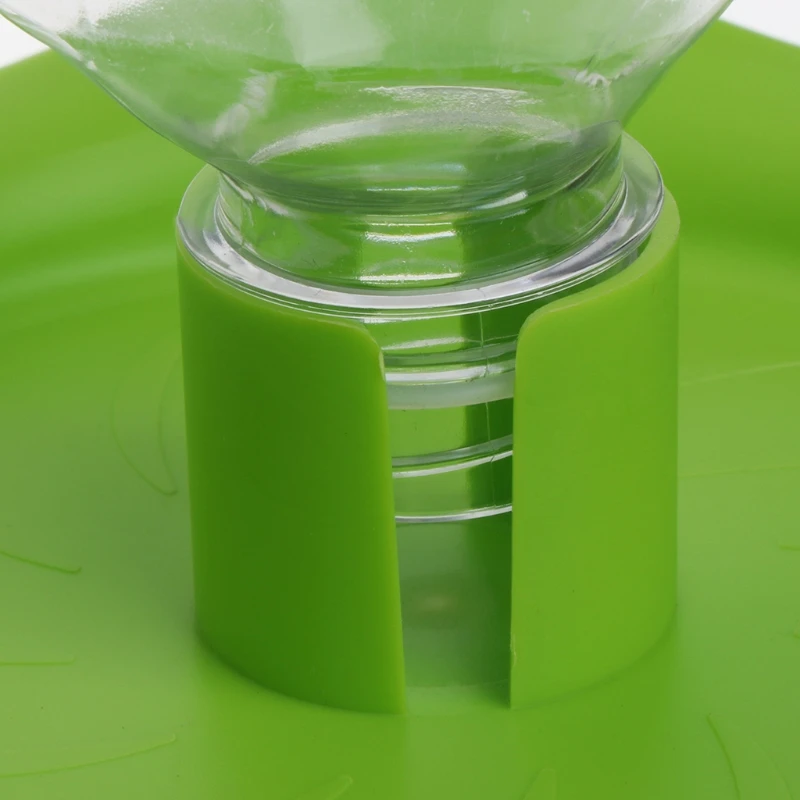 

Reptile Water Drinker Dispenser Food Basin Stand Lizard Feeder Dish Bowl Bottle