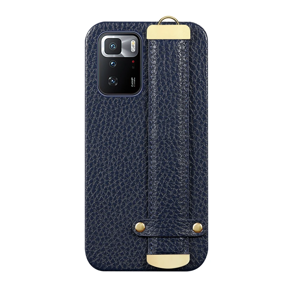 

Кожаный чехол с ремешком на запястье для Xiaomi Mi 12S Ultra 12X 11 12 Lite 10T 11T Poco X4 Pro F3 F4 GT, чехол для Redmi Note 10 11 Pro Plus