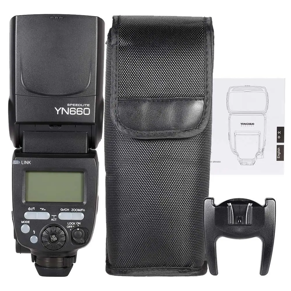 

YONGNUO YN660 Speedlite GN66 2,4G, Master Slave Canon Nikon Pentax Olympus YONGNUO YN 660