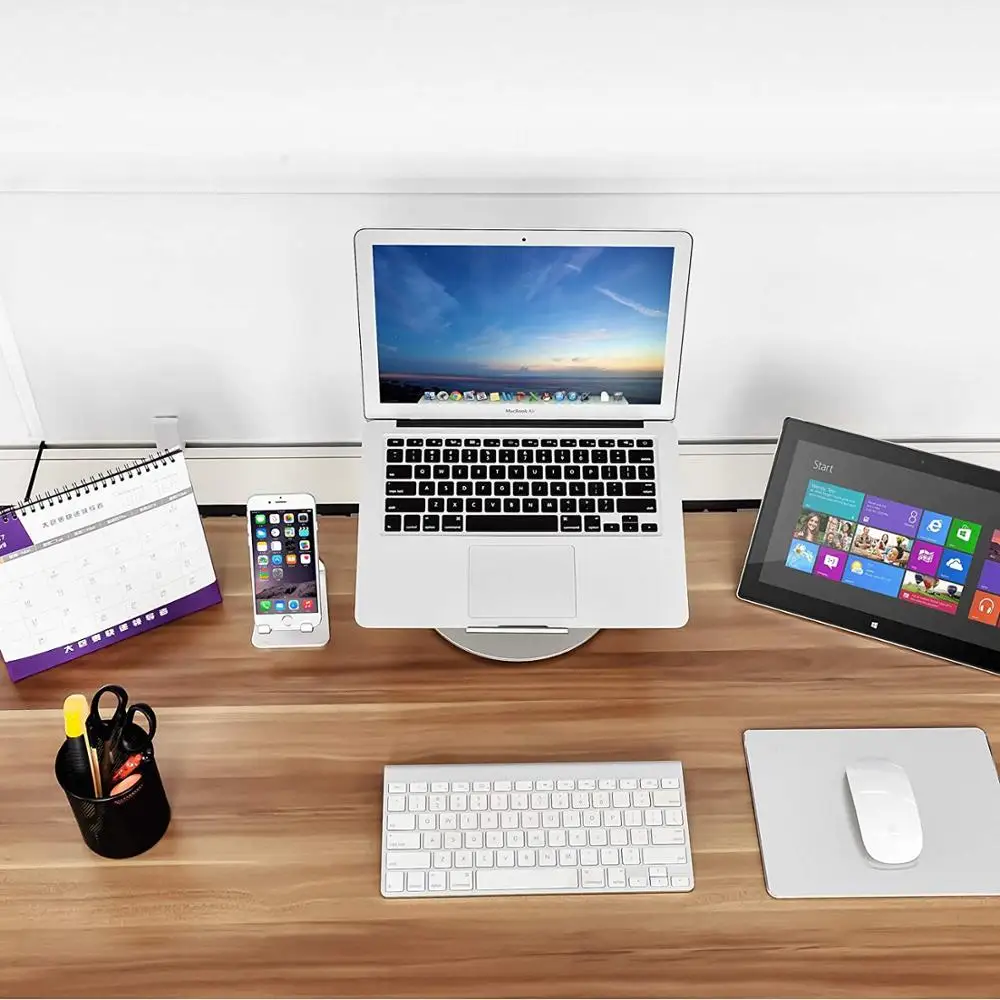 Вращающийся охлаждающий держатель для ноутбука из алюминиевого сплава