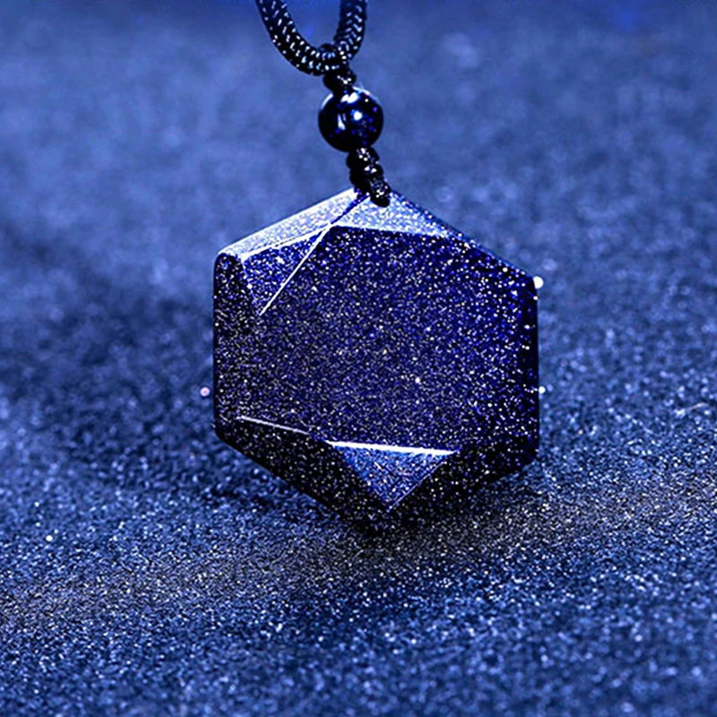 Jingzeyi горячая Распродажа подлинные подвески из голубого песочного камня подвеска