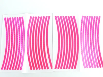 

2 sets Waterproof Reflective Crystal Wheel Rim Strip Sticker Whole Sale for BMW Mini Cooper All Car Accessories Decoration