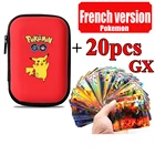 Альбом с 60 емкостями, Жесткий Чехол держатель для карт, держатель для книг, коробка для хранения наушников, Carte, Покемон, франсеза V MAX, GX, лидер продаж