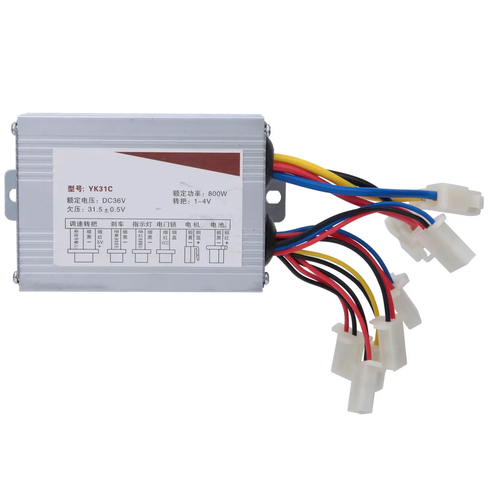 24V/36V/48V 250W/350W/500W/800W электрический велосипед Motor Матовый контроллер постоянного
