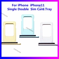sim tray for iphone 11 sim card slot holder adapter replacement parts